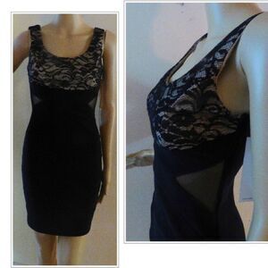 Ruby Rox Junior’s Lace Top Bodycon Dress, S